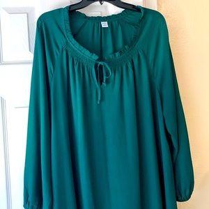 Emerald Green Dress; XXL